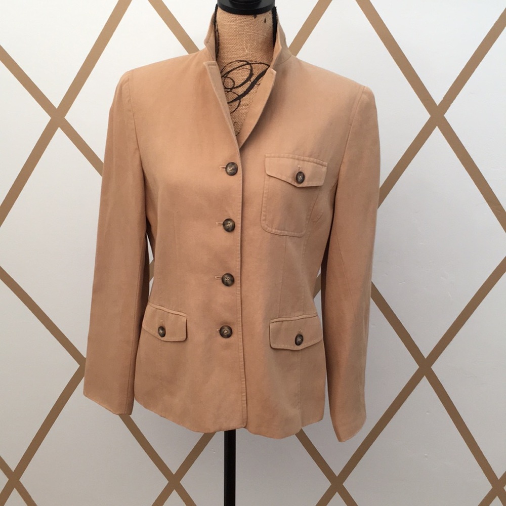 Ann Taylor Safari Style Blazer size 10